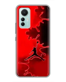 Чохол для Xiaomi Mi 12 Lite з картинкою «Jordan Red Smoke» Чохол для Xiaomi Mi 12 Lite з картинкою «Jordan Red Smoke»