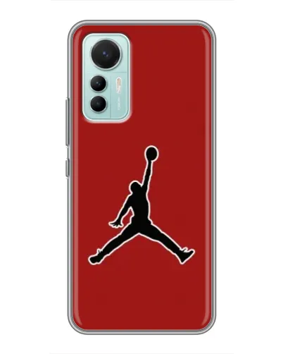 Чехол для Xiaomi Mi 12 Lite с картинкой «Jordan Red Back»