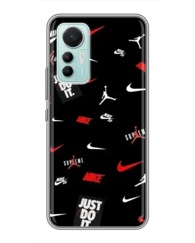 Чехол для Xiaomi Mi 12 Lite с картинкой «Nike Mix Pattern»