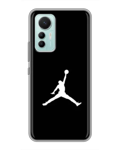 Чехол для Xiaomi Mi 12 Lite с картинкой «Jordan Silhouette»