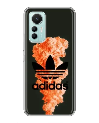 Чехол для Xiaomi Mi 12 Lite с картинкой «Оранжевый дым Adidas» Чехол для Xiaomi Mi 12 Lite с картинкой «Оранжевый дым Adidas»