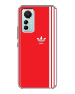Чохол для Xiaomi Mi 12 Lite з картинкою «Червоний мінімалізм Adidas»