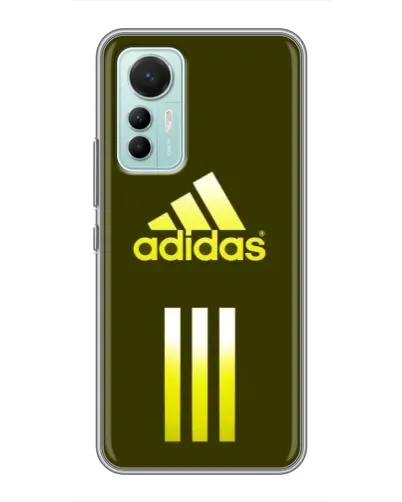 Чехол для Xiaomi Mi 12 Lite с картинкой «Оливковый градиент Adidas» Чехол для Xiaomi Mi 12 Lite с картинкой «Оливковый градиент Adidas»