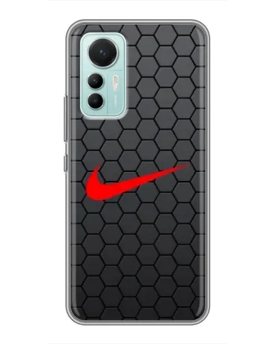 Чехол для Xiaomi Mi 12 Lite с картинкой «Nike — карбоновая сетка»