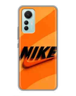 Чохол для Xiaomi Mi 12 Lite з картинкою «Помаранчевий драйв Nike»