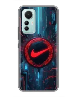 Чохол для Xiaomi Mi 12 Lite з картинкою «Техногенний стиль Nike»