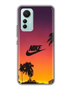 Чохол для Xiaomi Mi 12 Lite з картинкою «Nike на заході сонця»