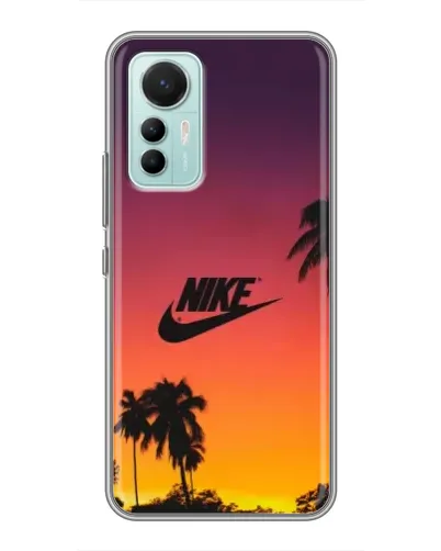 Чехол для Xiaomi Mi 12 Lite с картинкой «Nike на закате солнца»