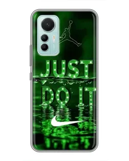 Чохол для Xiaomi Mi 12 Lite з картинкою «Зелений неоновий Nike»