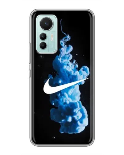 Чехол для Xiaomi Mi 12 Lite с картинкой «Nike и синий дым»