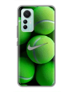 Чохол для Xiaomi Mi 12 Lite з картинкою «Тенісні м'ячі Найк»