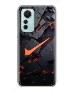 Чохол для Xiaomi Mi 12 Lite з картинкою «Nike — ефект розломів»