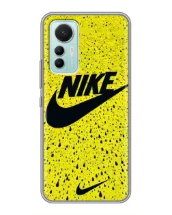 Чохол для Xiaomi Mi 12 Lite з картинкою «Жовтий текстурний Nike»