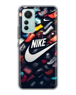Чохол для Xiaomi Mi 12 Lite з картинкою «Колекція кросівок Nike»