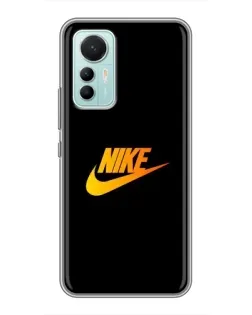 Чохол для Xiaomi Mi 12 Lite з картинкою «Золотий логотип Nike»