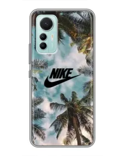 Чохол для Xiaomi Mi 12 Lite з картинкою «Тропічний принт Nike»