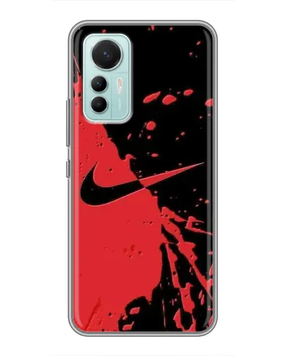 Чехол для Xiaomi Mi 12 Lite с картинкой «Красные брызги Nike» Чехол для Xiaomi Mi 12 Lite с картинкой «Красные брызги Nike»