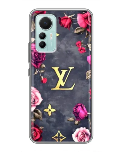 Чехол для Xiaomi Mi 12 Lite с картинкой «Цветочный Louis Vuitton» Чехол для Xiaomi Mi 12 Lite с картинкой «Цветочный Louis Vuitton»