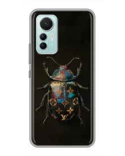 Чехол для Xiaomi Mi 12 Lite с картинкой «LV — мраморный принт»