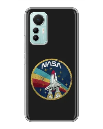 Чехол для Xiaomi Mi 12 Lite с картинкой «NASA — эмблема миссии» Чехол для Xiaomi Mi 12 Lite с картинкой «NASA — эмблема миссии»