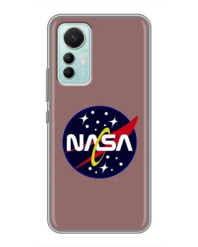 Чехол для Xiaomi Mi 12 Lite с картинкой «NASA — ретро космос» Чехол для Xiaomi Mi 12 Lite с картинкой «NASA — ретро космос»
