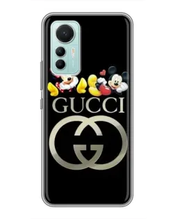 Чехол для Xiaomi Mi 12 Lite с картинкой «Gucci — герои Disney»