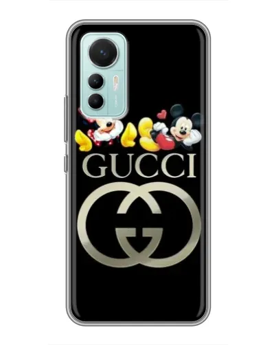 Чехол для Xiaomi Mi 12 Lite с картинкой «Gucci — герои Disney»