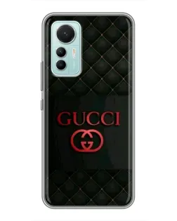 Чехол для Xiaomi Mi 12 Lite с картинкой «Gucci — стеганый черный»