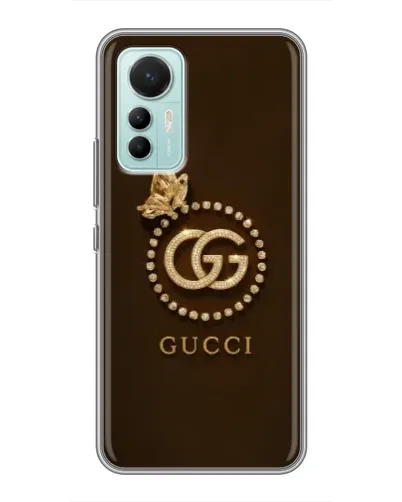 Чехол для Xiaomi Mi 12 Lite с картинкой «Gucci — золотая бабочка»