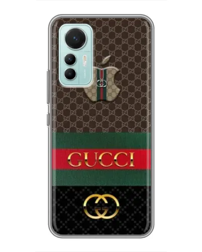 Чехол для Xiaomi Mi 12 Lite с картинкой «Gucci — брендированный десерт»