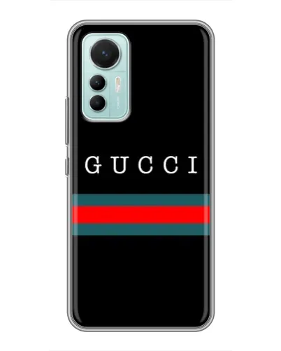 Чехол для Xiaomi Mi 12 Lite с картинкой «Gucci — красный пояс»