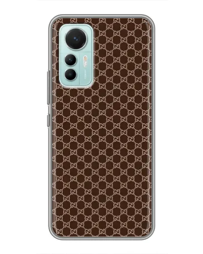 Чехол для Xiaomi Mi 12 Lite с картинкой «Gucci — шоколадная сетка» Чехол для Xiaomi Mi 12 Lite с картинкой «Gucci — шоколадная сетка»