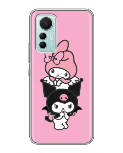 Чехол для Xiaomi Mi 12 Lite с картинкой «My Melody и Kuromi»