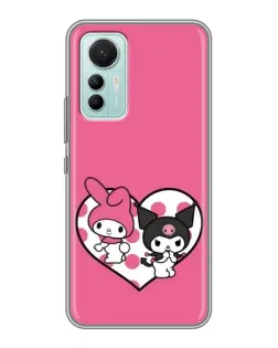 Чохол для Xiaomi Mi 12 Lite з картинкою «Kuromi та My Melody»