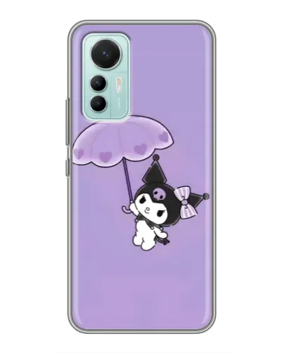 Чехол для Xiaomi Mi 12 Lite с картинкой «Kuromi с зонтиком»
