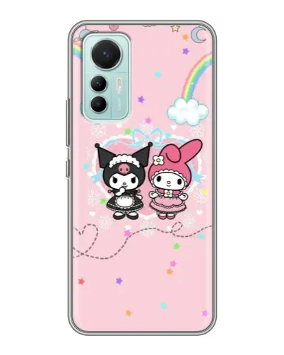 Чехол для Xiaomi Mi 12 Lite с картинкой «My Melody и Kuromi»