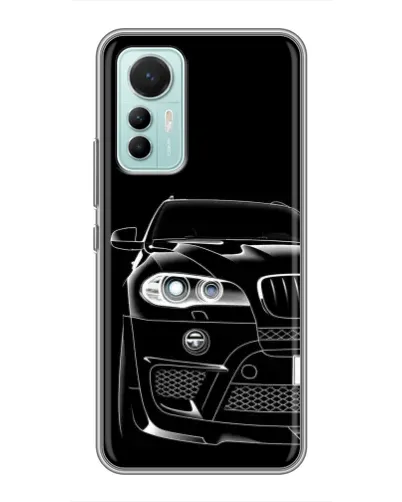 Чехол для Xiaomi Mi 12 Lite с картинкой «Темный силуэт BMW» Чехол для Xiaomi Mi 12 Lite с картинкой «Темный силуэт BMW»