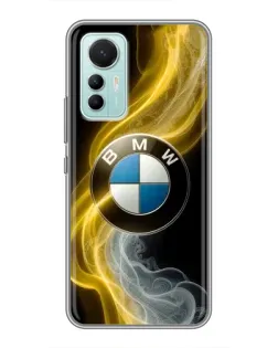 Чохол для Xiaomi Mi 12 Lite з картинкою «Золотистий дим BMW»