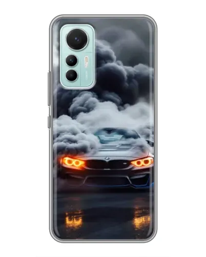 Чехол для Xiaomi Mi 12 Lite с картинкой «BMW в дыму» Чехол для Xiaomi Mi 12 Lite с картинкой «BMW в дыму»
