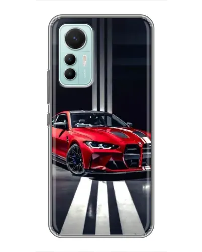 Чехол для Xiaomi Mi 12 Lite с картинкой «Красная BMW на дороге» Чехол для Xiaomi Mi 12 Lite с картинкой «Красная BMW на дороге»