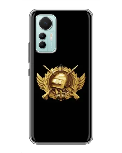 Чехол для Xiaomi Mi 12 Lite с картинкой «PUBG — оранжевый градиент» Чехол для Xiaomi Mi 12 Lite с картинкой «PUBG — оранжевый градиент»