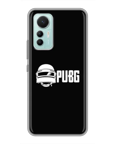 Чехол для Xiaomi Mi 12 Lite с картинкой «PUBG — классический лого» Чехол для Xiaomi Mi 12 Lite с картинкой «PUBG — классический лого»