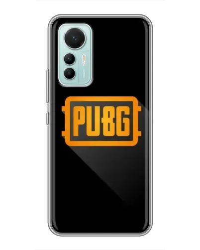 Чехол для Xiaomi Mi 12 Lite с картинкой «PUBG — рамка лого» Чехол для Xiaomi Mi 12 Lite с картинкой «PUBG — рамка лого»