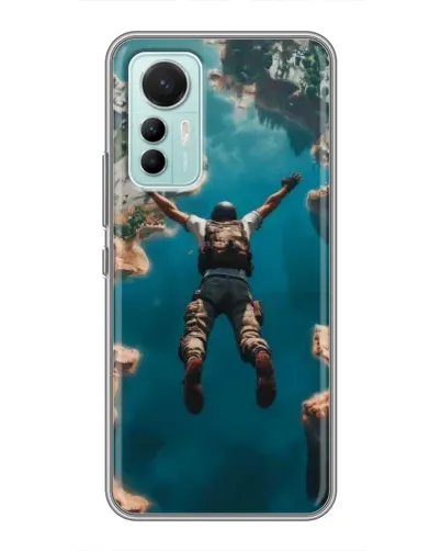 Чехол для Xiaomi Mi 12 Lite с картинкой «PUBG — свободное падение» Чехол для Xiaomi Mi 12 Lite с картинкой «PUBG — свободное падение»