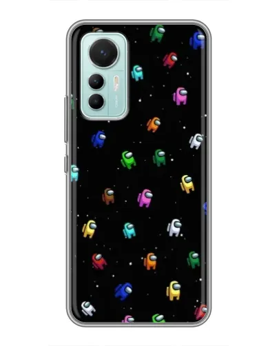 Чехол для Xiaomi Mi 12 Lite с картинкой «Экипаж Among Us»