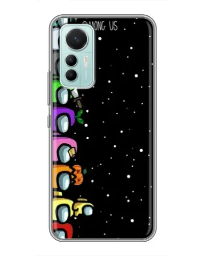 Чехол для Xiaomi Mi 12 Lite с картинкой «Команда Among Us»