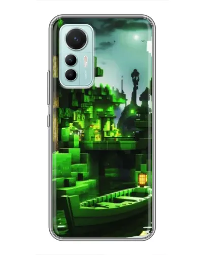 Чехол для Xiaomi Mi 12 Lite с картинкой «Minecraft лесной пейзаж» Чехол для Xiaomi Mi 12 Lite с картинкой «Minecraft лесной пейзаж»