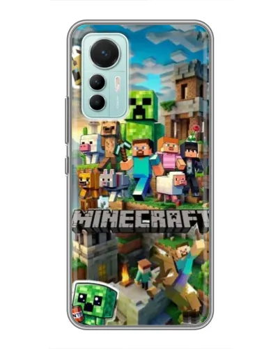 Чехол для Xiaomi Mi 12 Lite с картинкой «Замок Minecraft» Чехол для Xiaomi Mi 12 Lite с картинкой «Замок Minecraft»