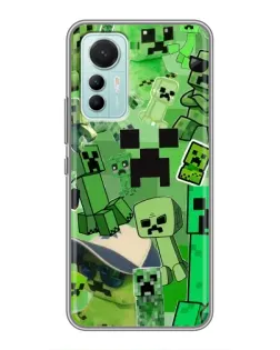 Чохол для Xiaomi Mi 12 Lite з картинкою «Кріпери Minecraft»