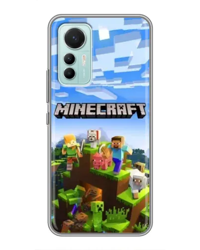 Чехол для Xiaomi Mi 12 Lite с картинкой «Minecraft классический мир» Чехол для Xiaomi Mi 12 Lite с картинкой «Minecraft классический мир»